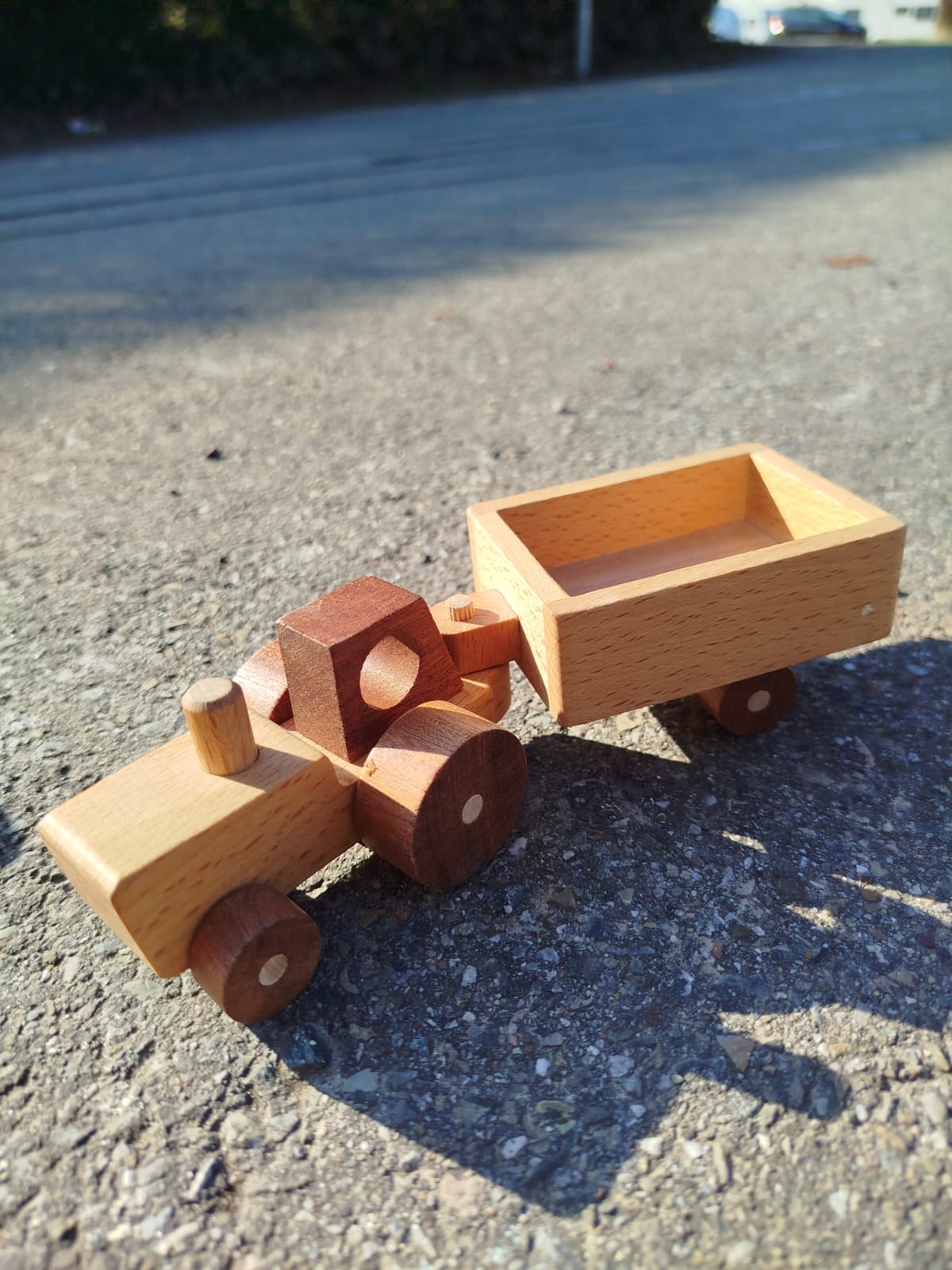 Traktor mit Anhänger