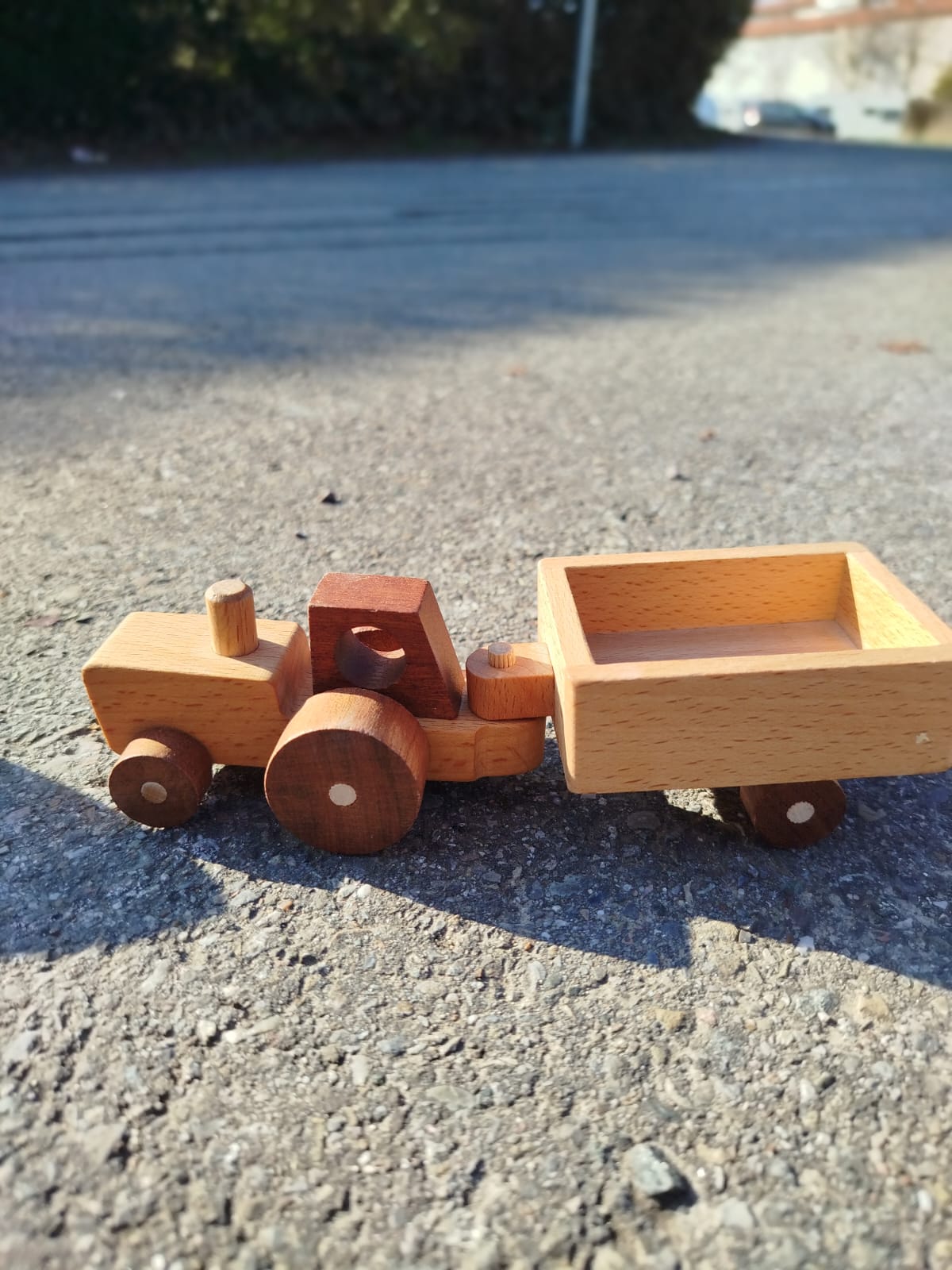 Traktor mit Anhänger