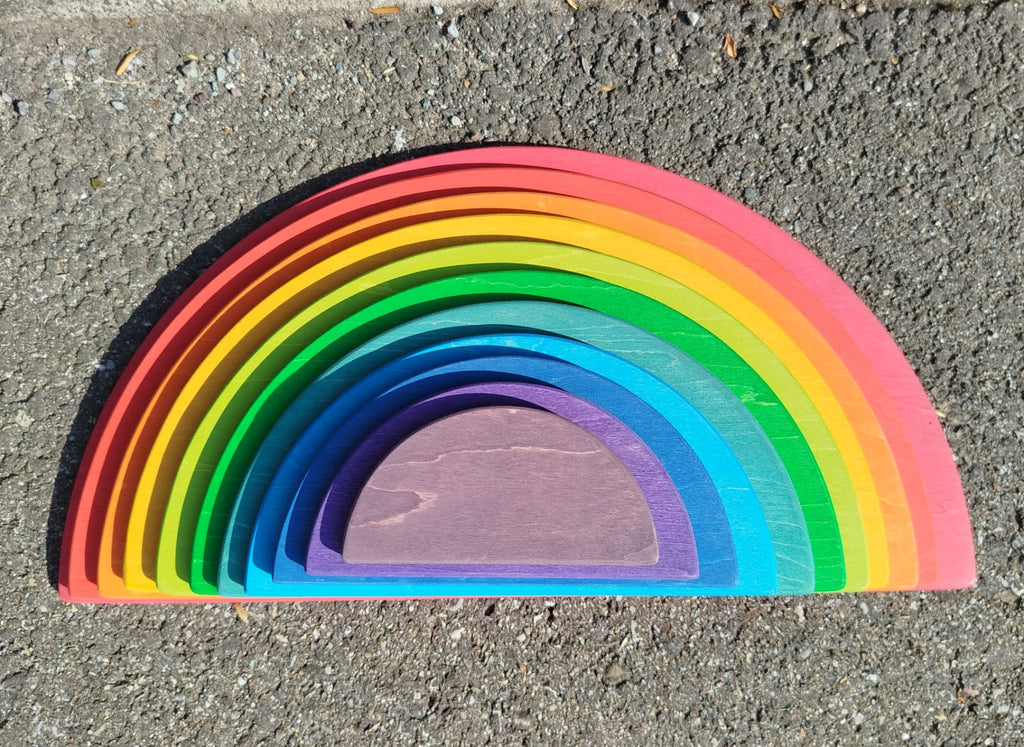 Holztapel„Regenbogen“