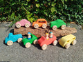 Buntes Holzauto-Set (7-teilig)